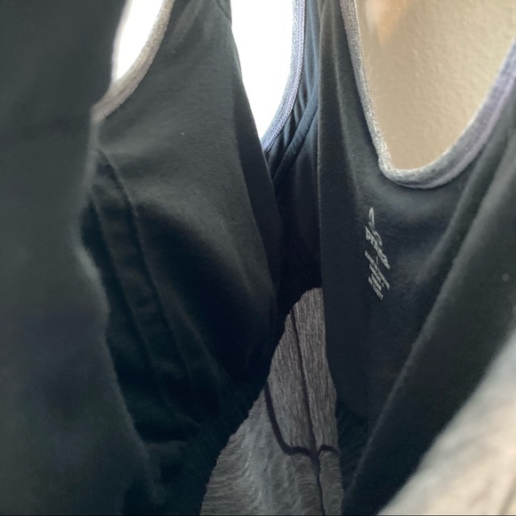 Prana Gray Calico Dress Size L - Picture 7 of 8